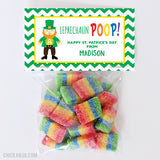 Leprechaun Poop St. Patrick's Day Paper Tags and Bags