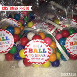 "Have A Ball" Last Day of School Stickers