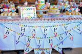 Rainbow Party Banner (INSTANT DOWNLOAD)