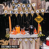 Construction Birthday Party Printable Decor Kit (Digital File)