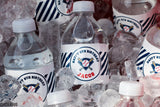 Baseball Birthday Party Water Labels