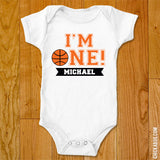 Basketball "I'm One" Iron-On