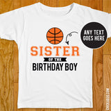 Basketball Birthday Family Iron-On