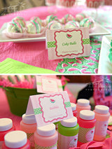 Pink Watermelon Party Table Tent Cards (EDITABLE INSTANT DOWNLOAD)