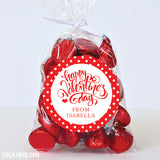 Happy Valentine's Day Calligraphy Stickers