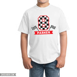 Checkered Flags Birthday Iron-On