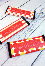 Free Printable Halloween Chocolate Bar Labels (INSTANT DOWNLOAD)