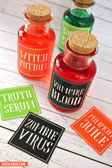Free Printable Halloween Potion Labels (INSTANT DOWNLOAD)