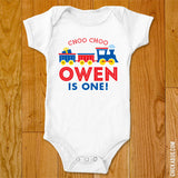 Train Birthday "Choo Choo" Iron-On