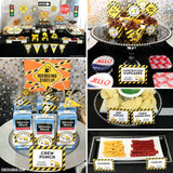 Construction Party Chocolate Bar Labels (EDITABLE INSTANT DOWNLOAD)