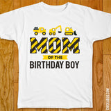 Construction Birthday Family Iron-On