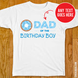 Blue Donut Birthday Family Iron-On