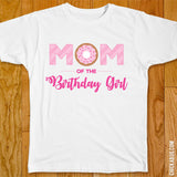 Pink Donut Birthday Family Iron-On
