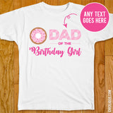 Pink Donut Birthday Family Iron-On