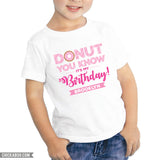 Pink "Donut You Know It's My Birthday" Iron-On