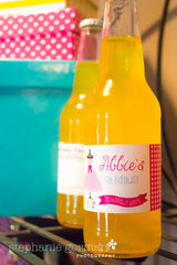 Dress-Up Birthday Party Water Bottle Labels
