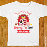 Farm "Hooray I'm AGE" Birthday Iron-On