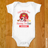 Farm "Hooray I'm AGE" Birthday Iron-On