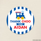 Train Party Favor Stickers