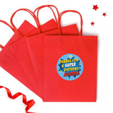 Superhero Party Favor Stickers