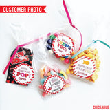 "I Chews You" Valentine's Day Stickers