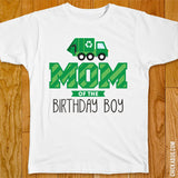Garbage Truck Birthday Family Iron-On