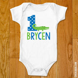 Alligator Birthday Iron-On