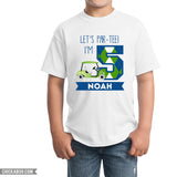 Blue Golf Cart Birthday Iron-On