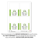 Golf Party Table Tent Cards (EDITABLE INSTANT DOWNLOAD)