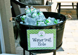 Golf Birthday Party Water Labels