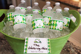 Golf Birthday Party Water Labels