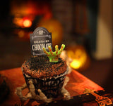 Free Printable Halloween Gravestone Cupcake Toppers (INSTANT DOWNLOAD)