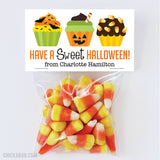 Halloween Cupcakes Paper Tags and Bags