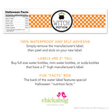 "Witch Potion" Halloween Drink Labels