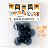 "Happy Halloween" Banner Paper Tags and Bags