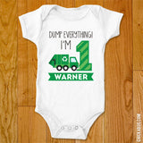 Garbage Truck Birthday Iron-On