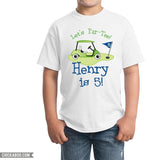 Blue Golf "Let's Par-Tee" Birthday Iron-On