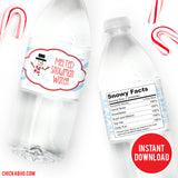 Melted Snowman Water Labels (INSTANT DOWNLOAD)