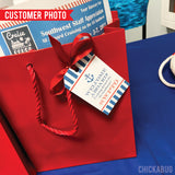 Nautical Party Favor Tags (EDITABLE INSTANT DOWNLOAD)