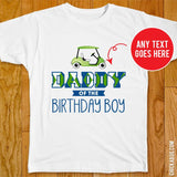 Blue Golf Birthday Family Iron-On