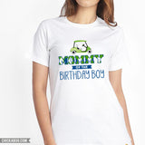 Garbage Truck Birthday Family Iron-On - Blue