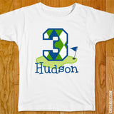 Blue Golf Birthday Iron-On