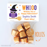 Owl Halloween Paper Tags and Bags