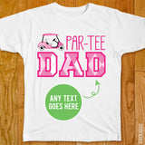 Pink Golf Par-Tee Family Iron-On