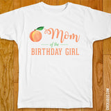 Peach Birthday Family Iron-On