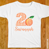 Peach Birthday Iron-On