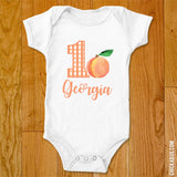 Peach Birthday Iron-On