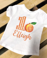 Peach Birthday Iron-On