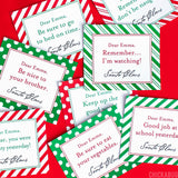 Editable Notes from Santa (INSTANT DOWNLOAD)