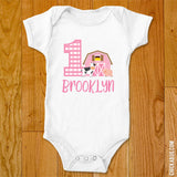 Pink Farm Birthday Iron-On